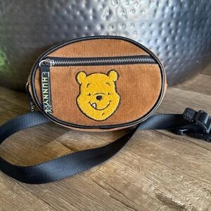 Loungefly Disney Winnie the Pooh Brown Corduroy Fanny Pack Belt Bag BoxLunch
